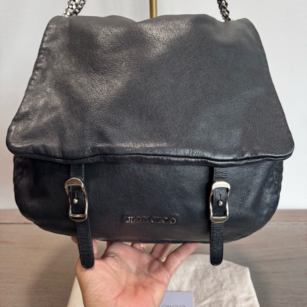 Jimmy Choo Black Shoulder Bag - Picture 5 of 14